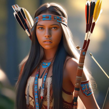 Индейская девушка