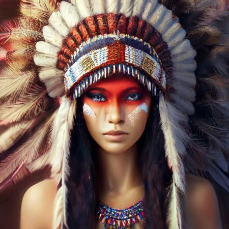 Индейская девушка