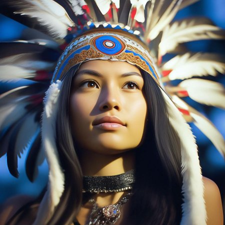 Женщина индеец