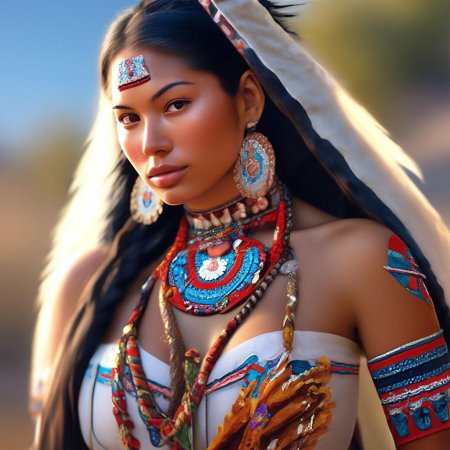 Индейская девушка