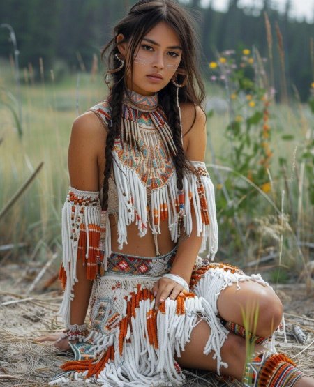 Индейская девушка
