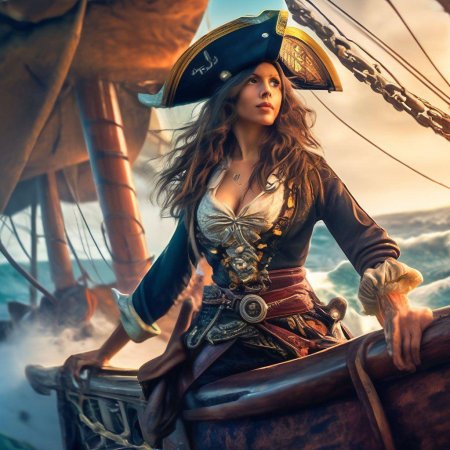 Девушка пиратка