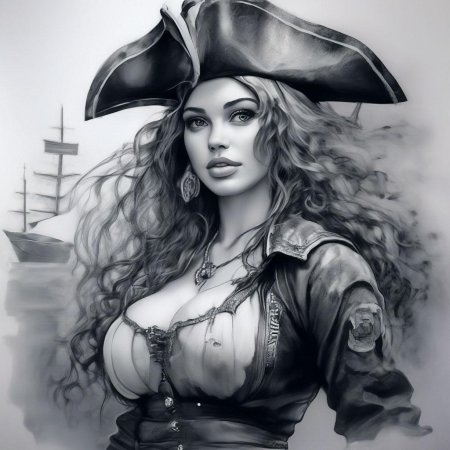 Девушка пиратка