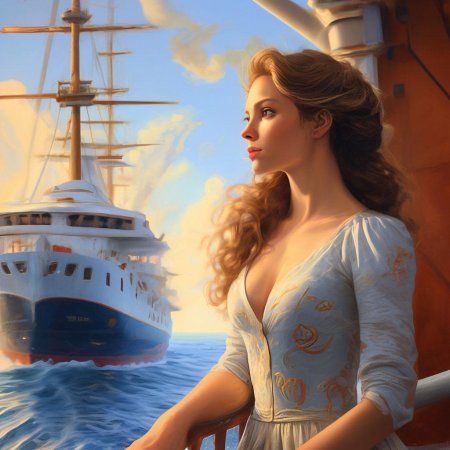 Корабль красивый