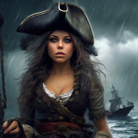 Девушка пират