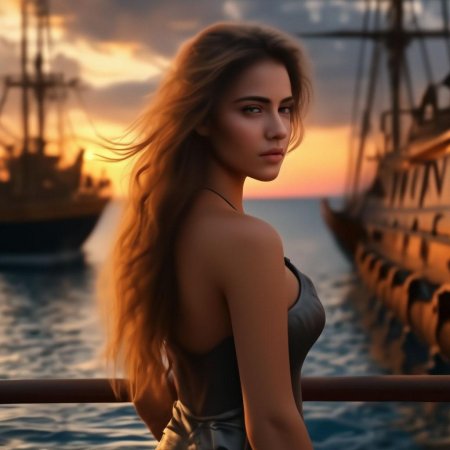 Корабли в море