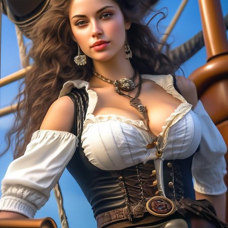 Девушка пиратка