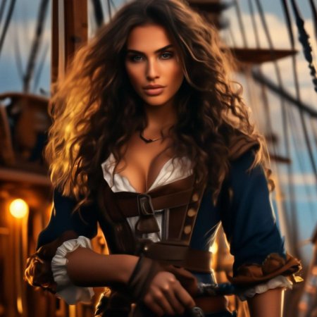 Девушка пиратка