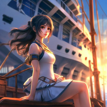 Девушки корабли аниме