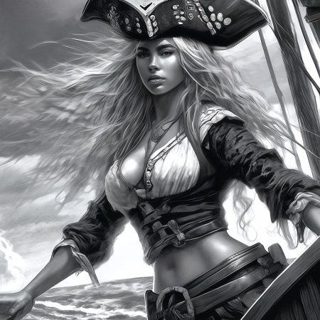 Пиратка арт