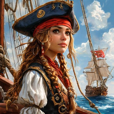 Девушка пират