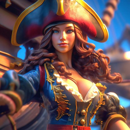 Девушка пират