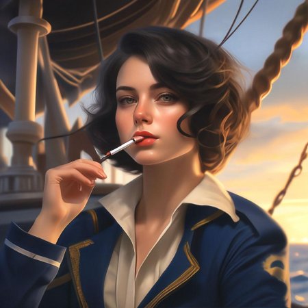 Девушка с сигаретой