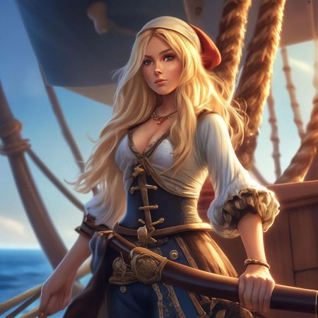 Девушка пират