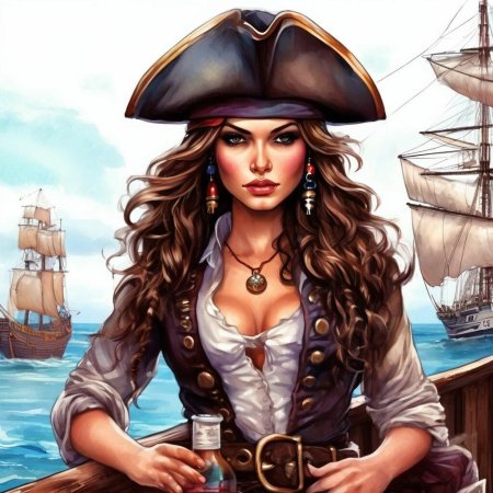 Девушка пират