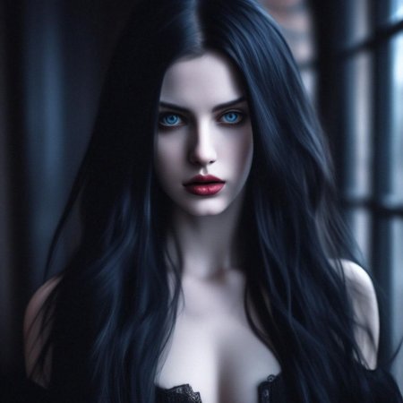 Красивая вампирша