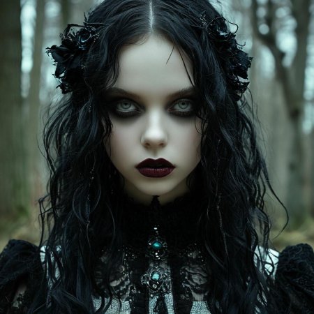 Готика девушка
