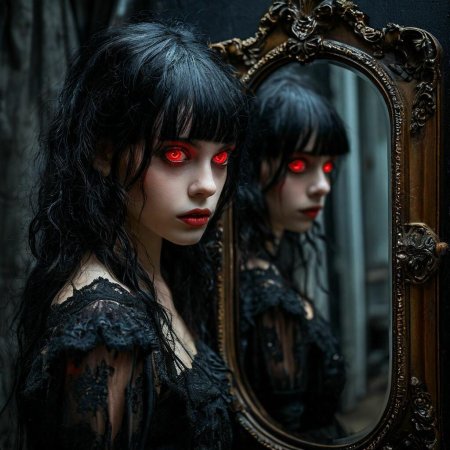 Девушка вампирша