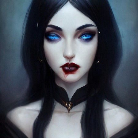 Девушка вампир