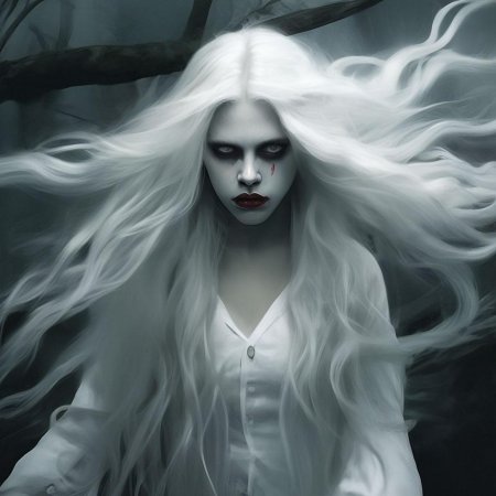 Девушки с белыми волосами