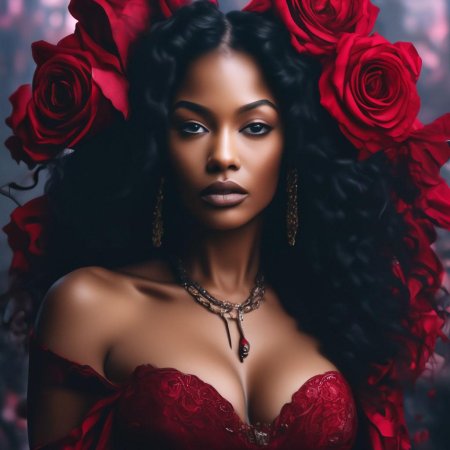 Темнокожая девушка