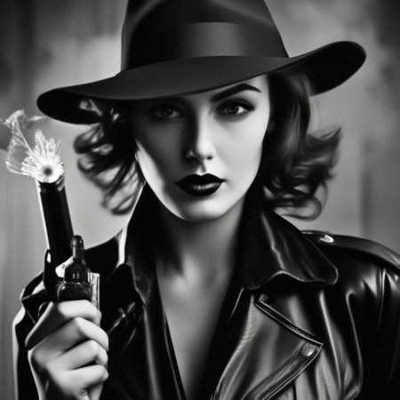 Девушки в стиле нуар