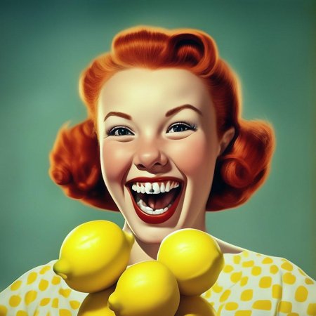 Высунула язык