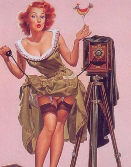 Пин ап девушка