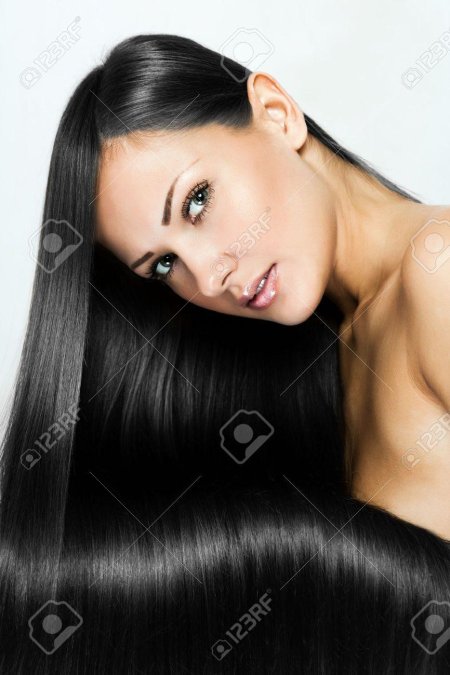 Блестящие волосы