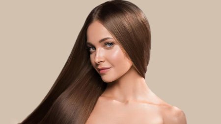 Длинные гладкие волосы