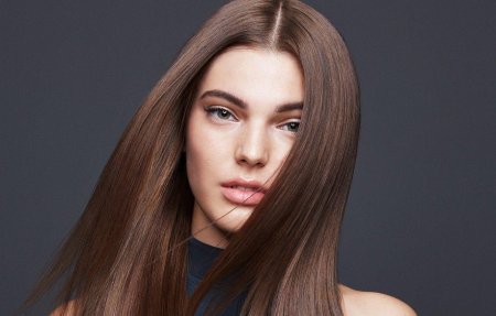 Волосы прямые