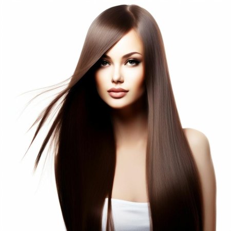 Модели с длинными волосами