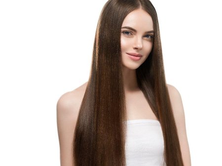 Фотосессия девушка с гладкой прической до пояса