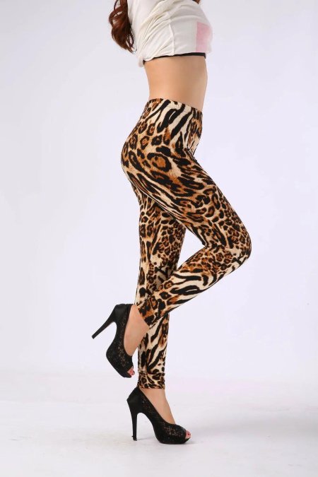 Леопардовые легинсы
