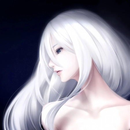 Беловолосая девушка