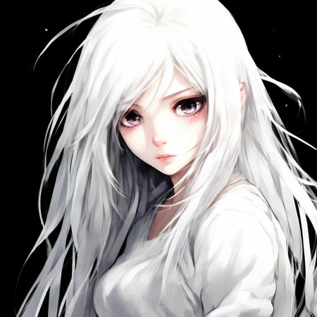 Аниме с белыми волосами