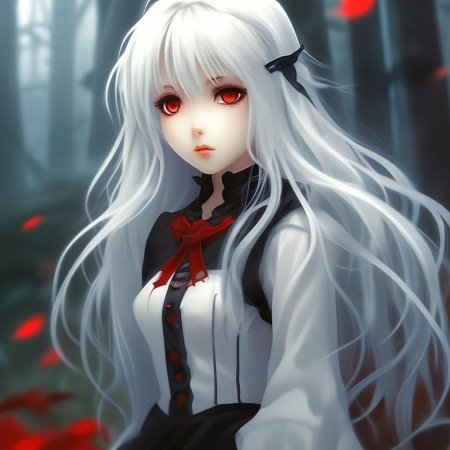 Аниме девушка вампир