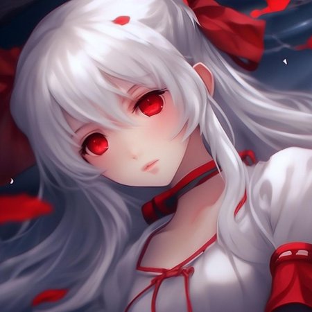 Аниме белые волосы