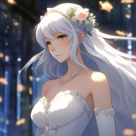 Девушки с белыми волосами