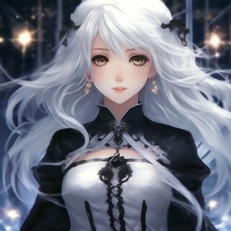 Аниме персонажи с белыми волосами