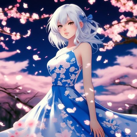 Аниме красивая девушка