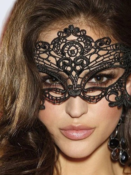 Кружевная маска для лица