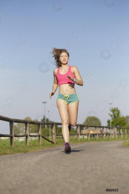 Woman running
