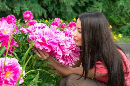 Фотосессия с пионами