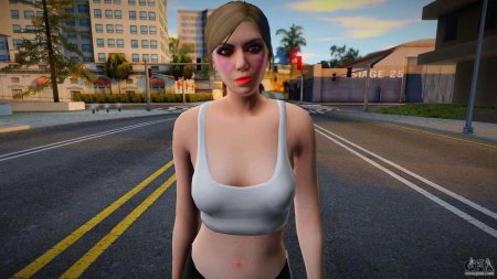 Женский скин гта