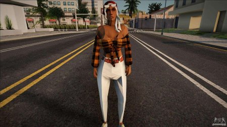 Очень красивая девушка в гта