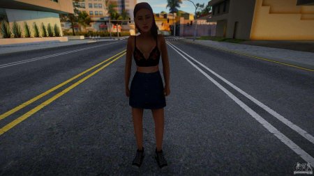 Gta san andreas брюнетка