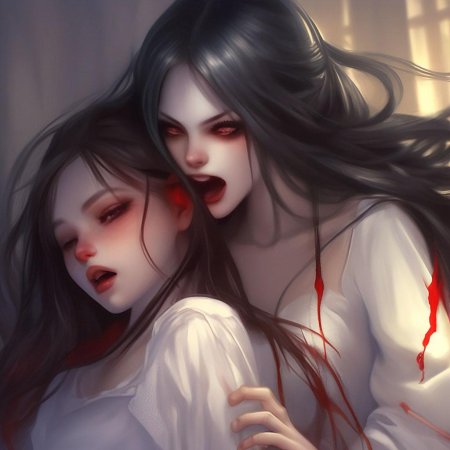 Девушка вампирша