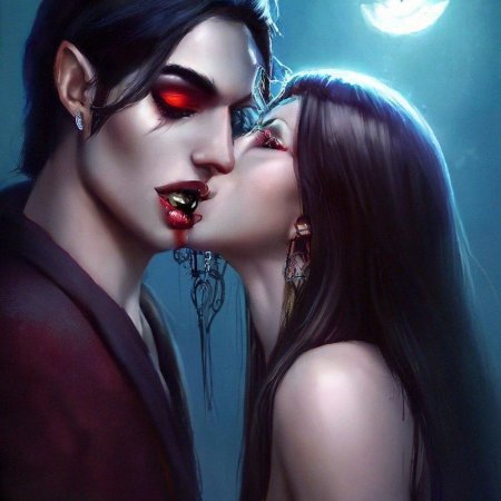Вампир и девушка