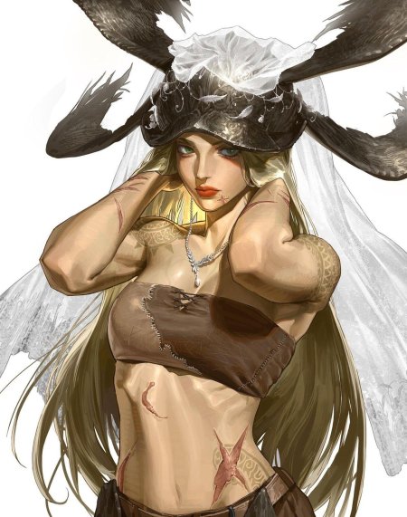 Девушка арт